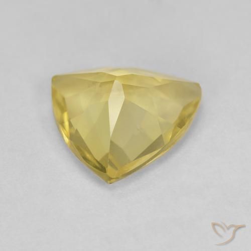 1.25克拉天然绿柱石，胖三角形，VVS-VS