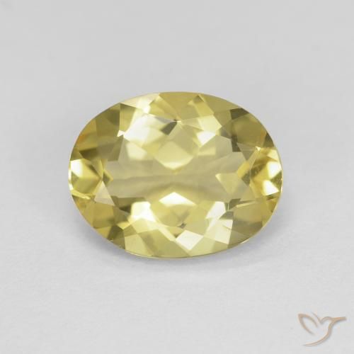 2.04ct 天然 棕黄色 绿柱石, 椭圆形, VVS