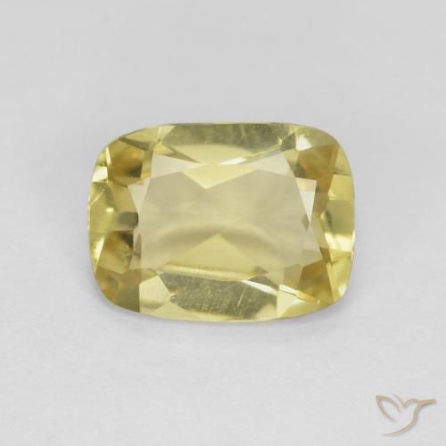 1.10ct 天然 土黄色 绿柱石, 软垫, VS