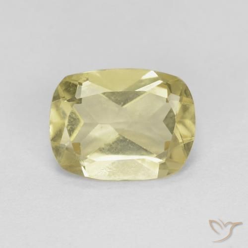 1.13ct 天然 淡黄 绿柱石, 软垫, VS