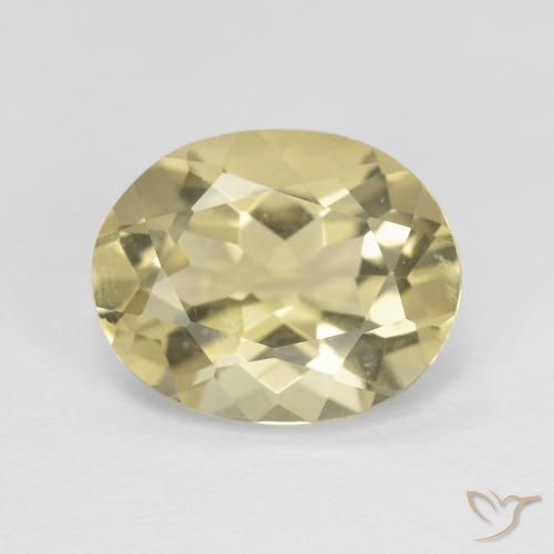 3.27ct 天然 第戎黄 绿柱石, 椭圆形, VVS