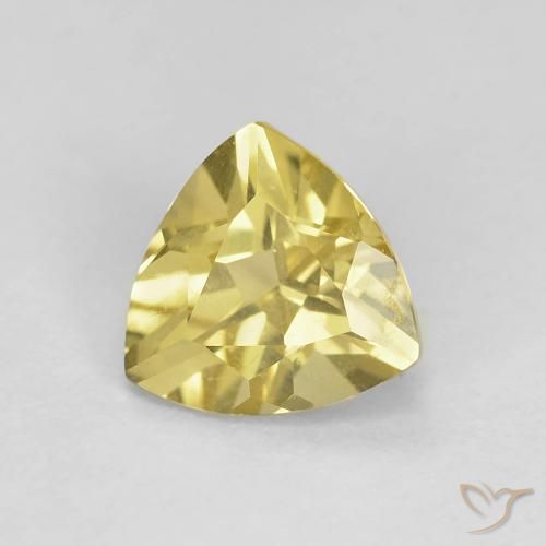 1.15ct 天然 第戎黄 绿柱石, 胖三角形, VS