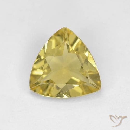1.22ct 天然 暖黄 绿柱石, 胖三角形, VS