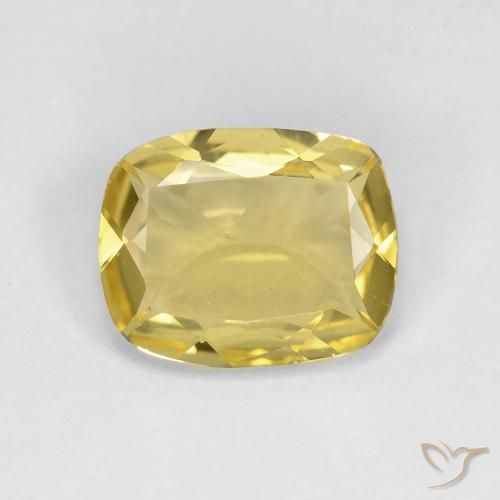 1.49ct 天然 淡黄色 绿柱石, 软垫, VVS