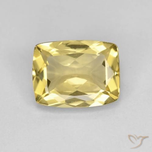 1.84ct 天然 浅金黄色 绿柱石, 软垫, VVS