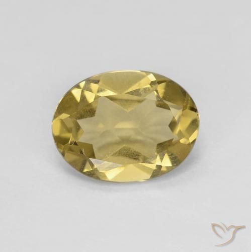 1.49ct 天然 金黄色 绿柱石, 椭圆形, VS
