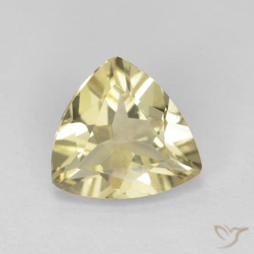 1.31ct 天然 绿黄色 绿柱石, 胖三角形, VVS-VS