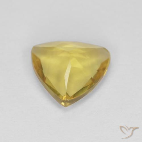 0.85克拉天然绿柱石，胖三角形，VVS-VS