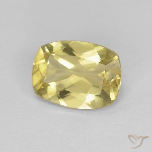 1.39ct 天然 浅金黄色 绿柱石, 软垫, VVS