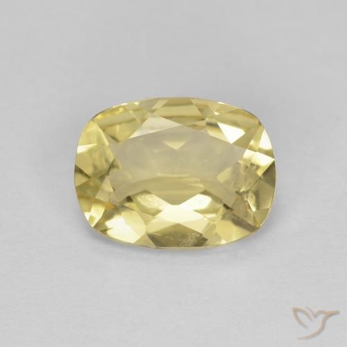 1.12ct 天然 暖黄 绿柱石, 软垫, VVS