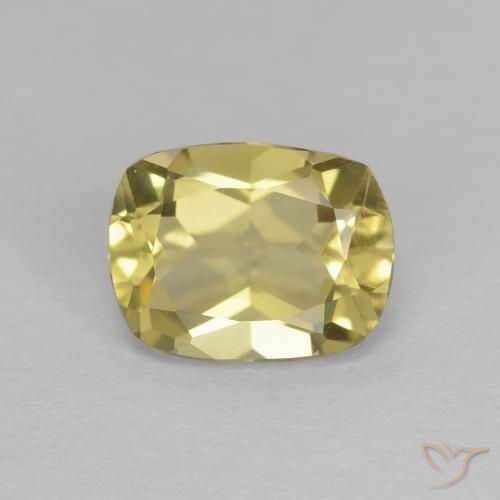 1.22ct 天然 淡黄色 绿柱石, 软垫, VVS