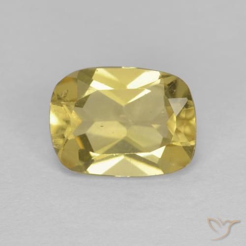 1.30ct 天然 浅金黄色 绿柱石, 软垫, VVS