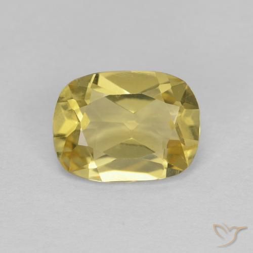 1.06ct 天然 浅金黄色 绿柱石, 软垫, VVS