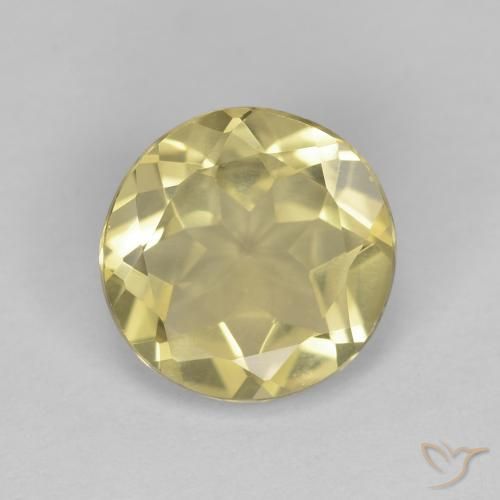 1.45ct 天然 金黄色 绿柱石, 圆形的, VVS-VS