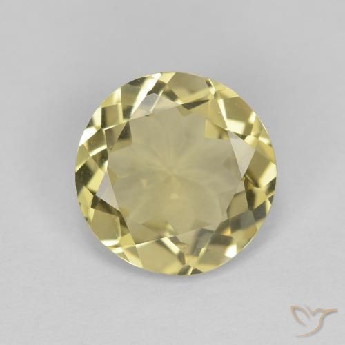 2.07ct 天然 金黄色 绿柱石, 圆形的, VVS-VS