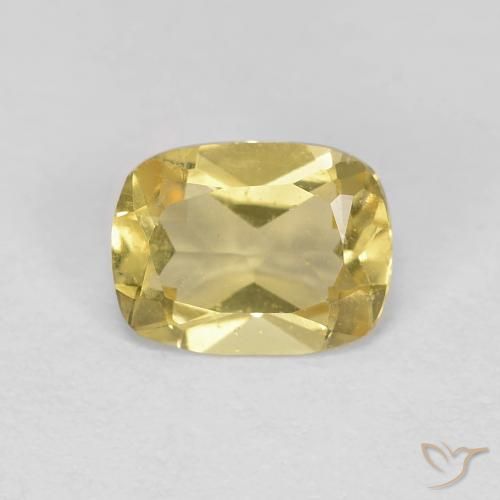 1.11ct 天然 淡黄色 绿柱石, 软垫, VS