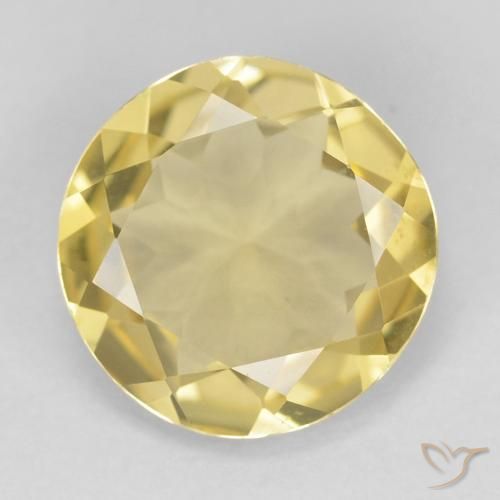 2.02ct 天然 土黄色 绿柱石, 圆形的, VVS