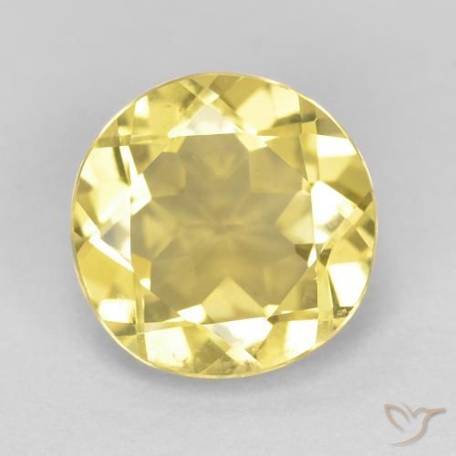 1.74ct 天然 托斯卡纳黄 绿柱石, 圆形的, VVS