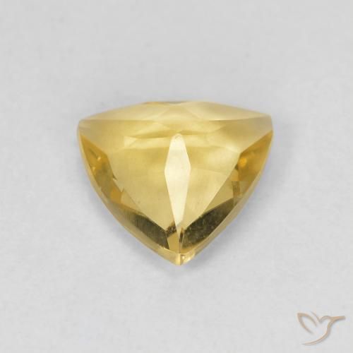 0.82克拉天然绿柱石，胖三角形，VVS
