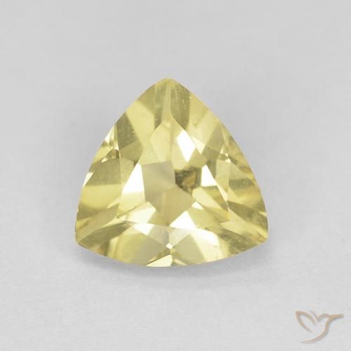 0.90ct 天然 大黄蜂黄 绿柱石, 胖三角形, VVS