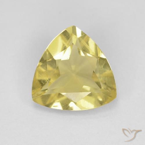 1.18ct 天然 土黄色 绿柱石, 胖三角形, VVS