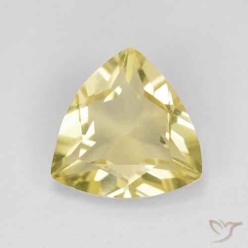 1.51ct 天然 土黄色 绿柱石, 胖三角形, VVS