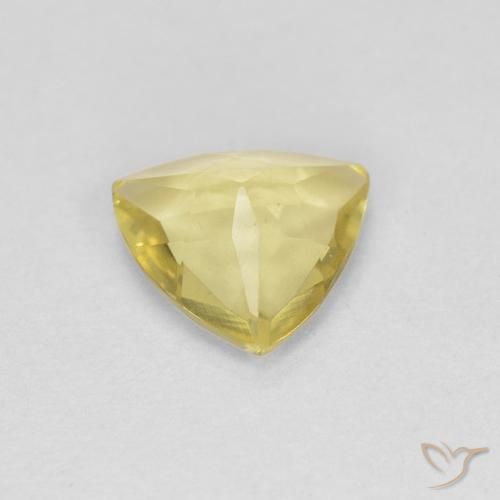 0.73克拉天然绿柱石，胖三角形，VVS