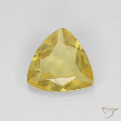 1.01ct 天然 淡黄色 绿柱石, 胖三角形, VVS