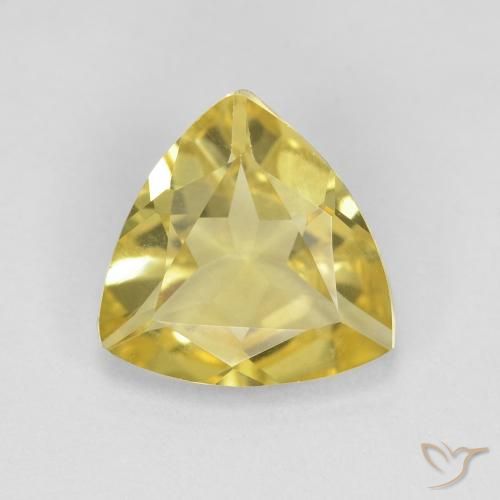 1.30ct 天然 淡黄色 绿柱石, 胖三角形, VVS