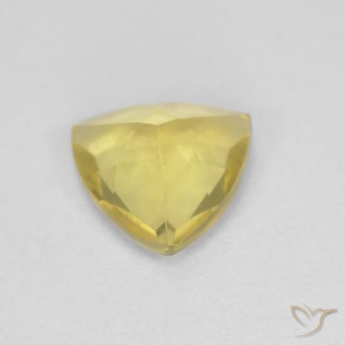 0.96克拉天然绿柱石，胖三角形，VVS