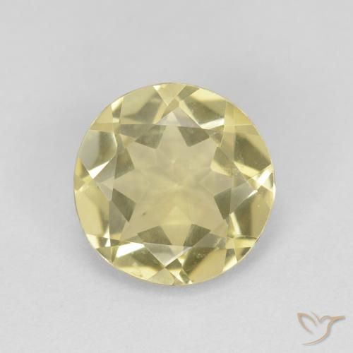 1.45ct 天然 浅拉古纳黄 绿柱石, 圆形的, VVS