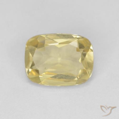 1.25ct 天然 浅金色 绿柱石, 软垫, VVS