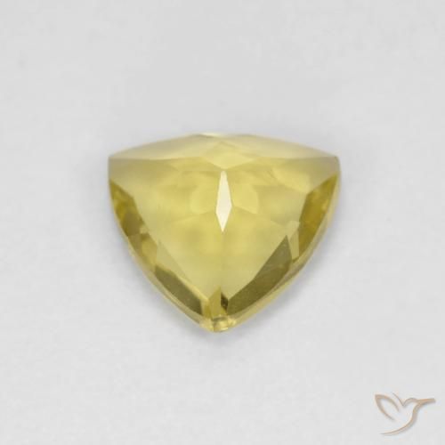 0.88克拉天然绿柱石，胖三角形，VVS