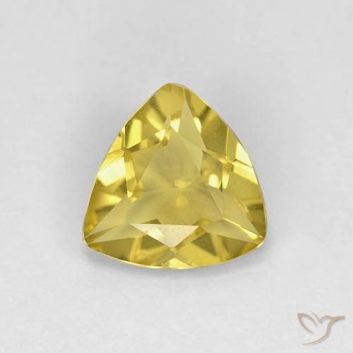 0.93ct 天然 托斯卡纳黄 绿柱石, 胖三角形, VVS