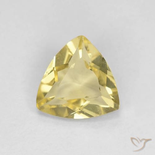 0.88ct 天然 托斯卡纳黄 绿柱石, 胖三角形, VVS