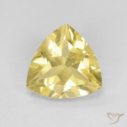 1.30ct 天然 托斯卡纳黄 绿柱石, 胖三角形, VVS-VS