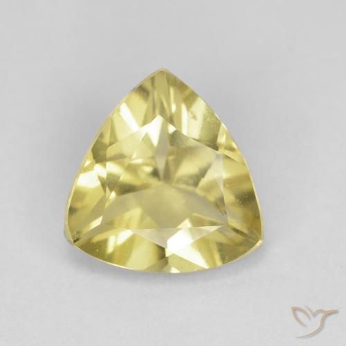 1.26ct 天然 淡黄色 绿柱石, 胖三角形, VVS-VS