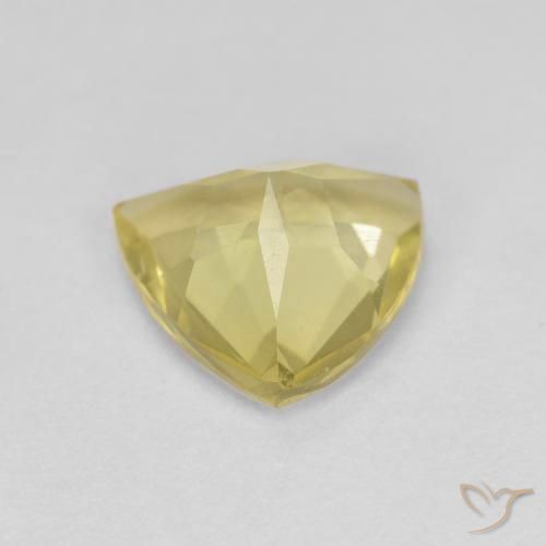 1.26克拉天然绿柱石，胖三角形，VVS-VS