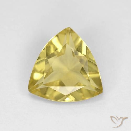 1.21ct 天然 浅金黄色 绿柱石, 胖三角形, VVS
