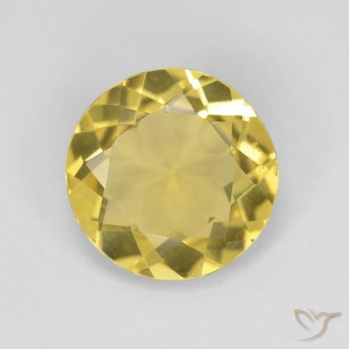 1.94ct 天然 Medium Light-Yellow 绿柱石, 圆形的, VVS