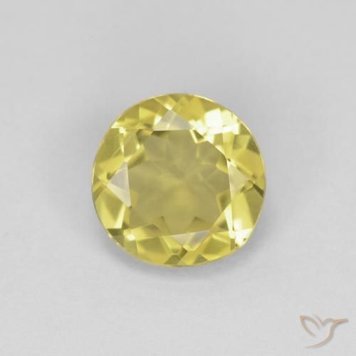 1.17ct 天然 托斯卡纳黄 绿柱石, 圆形的, VVS-VS