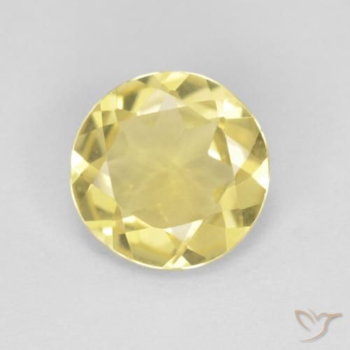 1.45ct 天然 托斯卡纳黄 绿柱石, 圆形的, VVS