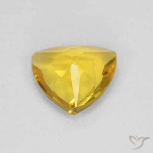 0.85克拉天然绿柱石，胖三角形，VVS
