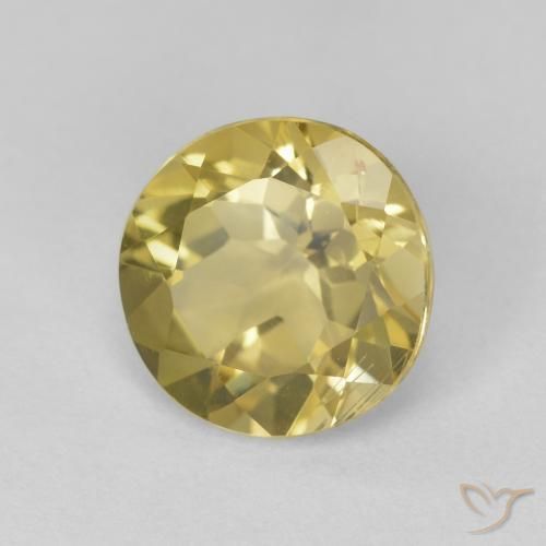 1.58ct 天然 托斯卡纳黄 绿柱石, 圆形的, VS