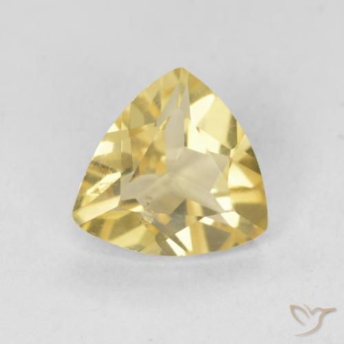 1.29ct 天然 淡黄色 绿柱石, 胖三角形, VVS-VS