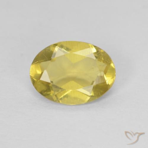 1.01ct 天然 托斯卡纳黄 绿柱石, 椭圆形, VS
