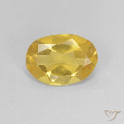 0.82ct 天然 蜜黄色 绿柱石, 椭圆形, VVS-VS
