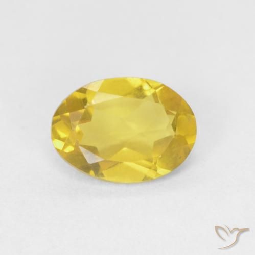 0.70ct 天然 蜜黄色 绿柱石, 椭圆形, VVS-VS
