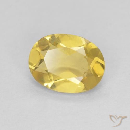 1.07ct 天然 淡黄色 绿柱石, 椭圆形, VVS-VS
