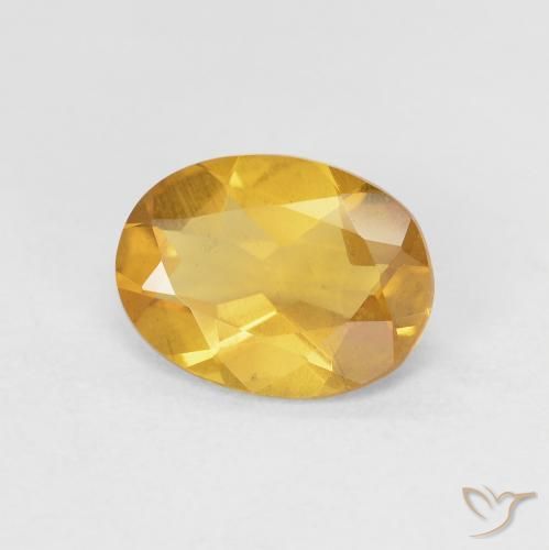 1.32ct 天然 橙金 绿柱石, 椭圆形, VS